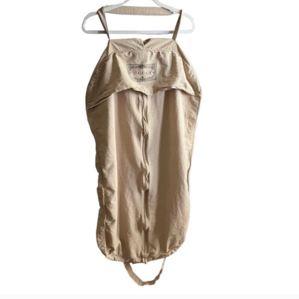 Gucci Tan Canvas Travel Garment Bag